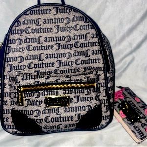 Juicy Couture Backpack and Wallet